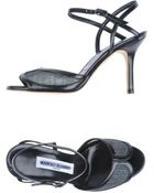 Manolo Blahnik Highheeled Sandals - Lyst