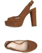 Miss Sixty Platform Sandals - Lyst