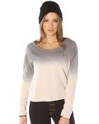 Obey The Slasher Dip Dye Crewneck - Lyst