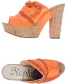 Replay Platform Sandals - Lyst