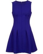 Topshop Seam Waist Shift Dress - Lyst