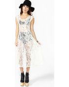 Nasty Gal Serenade Lace Maxi Dress - Lyst