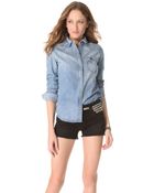 Textile Elizabeth And James Austin Shirt - Lyst