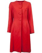 Lanvin Vault Single Breast Coat - Lyst