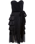 Lanvin Vault Fitted Dress - Lyst
