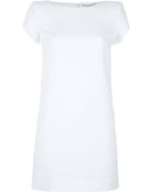 Saint Laurent Slim Fit Shfift Dress - Lyst