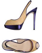 Emilio Pucci Platform Sandals - Lyst