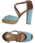 Enrico Fantini Platform Sandals - Lyst