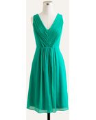 J.Crew Louisa Dress in Silk Chiffon - Lyst