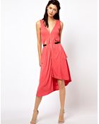 Sophia Kokosalaki Kore By Drape Side Panel Dress - Lyst