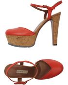L'Autre Chose Platform Sandals - Lyst