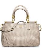 Coach Madison Gathered Leather Carrie - Lyst