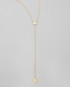Jennifer Zeuner Evil Eye Hamsa Lariat Necklace - Lyst