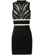 Alexander Wang Laddered Stretch Knit Dress - Lyst