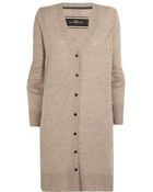 By Malene Birger Lalanda Glittertrimmed Wool Cardigan - Lyst