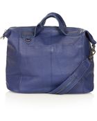 Topshop Washed Gladstone Holdall - Lyst