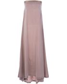 Brunello Cucinelli Silk Maxi Dress - Lyst