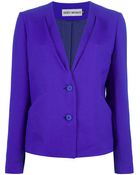 Issey Miyake Single Breasted Blazer - Lyst