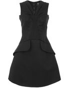 McQ by Alexander McQueen Structured Evening Dress - Lyst