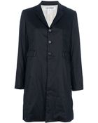 Comme Des Garçons Button Coat - Lyst