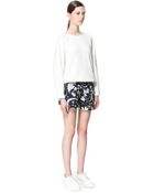 Zara Printed Shorts - Lyst