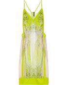 Roberto Cavalli Printed Silk Chiffon Dress - Lyst
