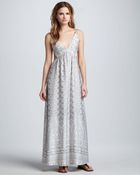 Pencey Printed Open-Back Maxi Dress - Lyst