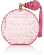 Charlotte Olympia Pink Scent Perfume Bottle Perspex Clutch - Lyst