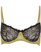 Topshop Lace and Satin Underwire Bra - Lyst