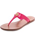 Tory Burch Cameron Thong Sandals - Lyst