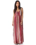Mink Pink Maya Cover Up Maxi Dress - Lyst