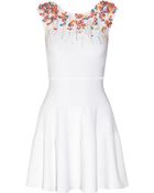 Issa Embellished Stretch-Jersey Mini Dress - Lyst