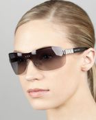 Jimmy Choo Gradient Shield Sunglasses - Lyst