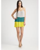 Pjk Patterson J. Kincaid Delta Pleated Tank Dress - Lyst