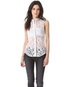 Victoria Beckham Button Down Shirt - Lyst