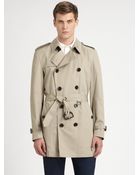 Burberry Brit Britton Double Breasted Trench Coat - Lyst