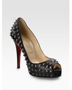 Christian Louboutin Very Prive Peeptoe Pumps - Lyst