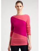 Diane von Furstenberg Nora Bis Colorblock Sweater - Lyst