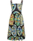 Dolce & Gabbana Printed Dress - Lyst