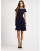 Elie Tahari Capsleeve Trudy Dress - Lyst