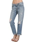 J Brand Aidan Slouchy Boy Jean in Lakespur Destruct - Lyst