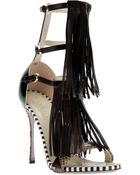 Sergio Rossi Tasseled Sandals - Lyst