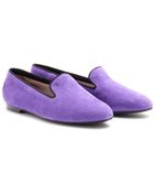 Tod's Suede Slipperstyle Loafers - Lyst
