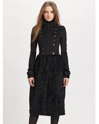 Burberry Prorsum Woolcashmere Rabbit Coat - Lyst