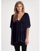 Donna Karan New York Ultra Matte Jersey Butterfly Tunic - Lyst