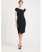Donna Karan New York Asymmetrical Dress - Lyst