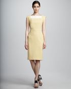 Roland Mouret Watson Pintucked Dress - Lyst