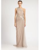 Tadashi Shoji Sequin Detail Dress - Lyst