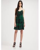 Theory Shiramin Silk Print Dress - Lyst