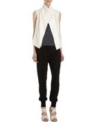 Vince Asymmetric Vest - Lyst